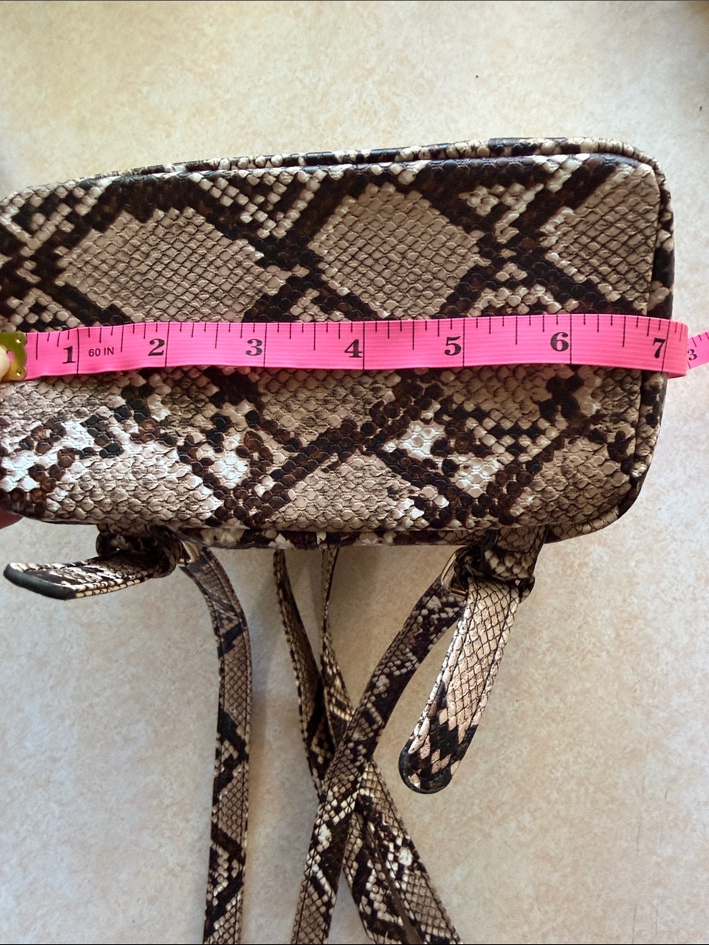 PacSun Snake Print Mini Backpack Purse - Excellent Condition! - Picture 16 of 16